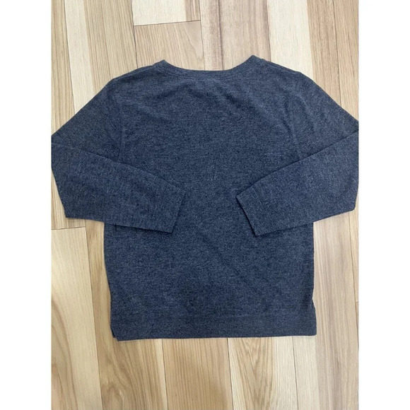 Xhilaration Girl's Sequin Pizza Top L 10/12 Gray - Picture 3 of 3